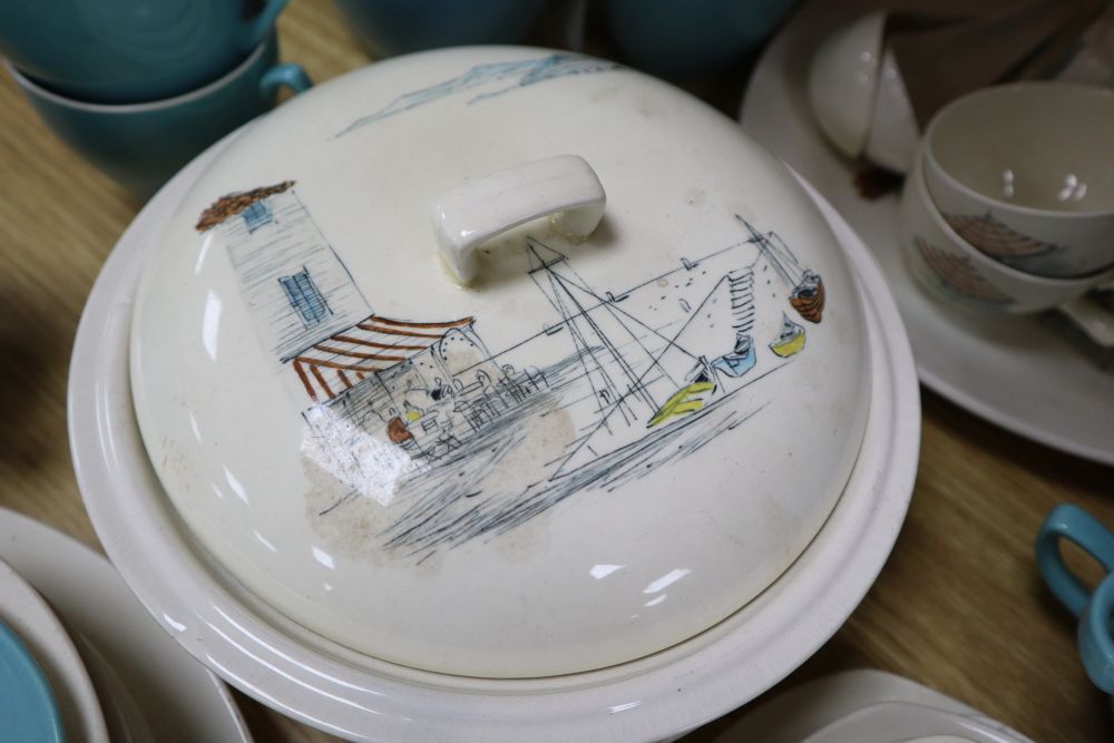Hugh Casson for Midwinter, a collection of Fashion Shape Cannes and Riviera tableware,